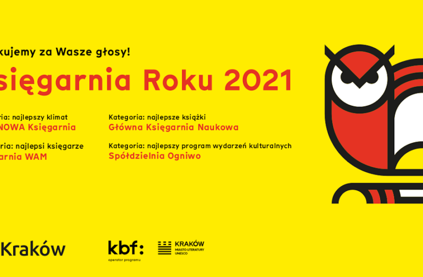 Kraków po raz piąty wybrał najlepsze księgarnie roku