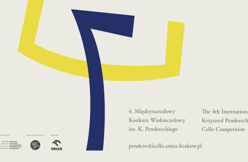 IV Międzynarodowy Konkurs Wiolonczelowy im. Krzysztofa Pendereckiego, 26.11-4.12.2023, Kraków