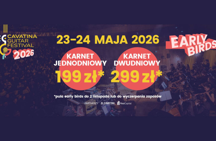Cavatina Guitar Festival w Bielsku-Białej powraca – trzecia edycja już w maju 2026!