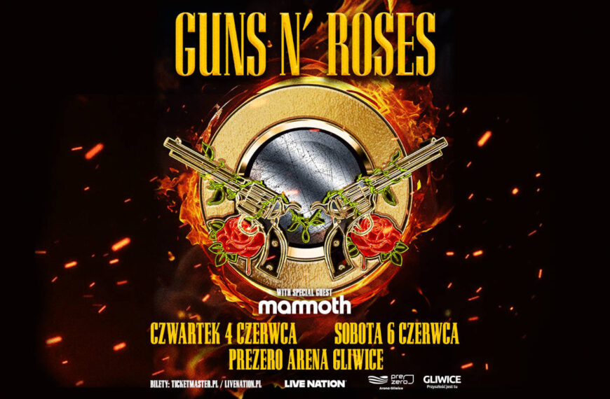 GUNS N’ ROSES – światowa trasa 2026, koncert w Gliwicach!