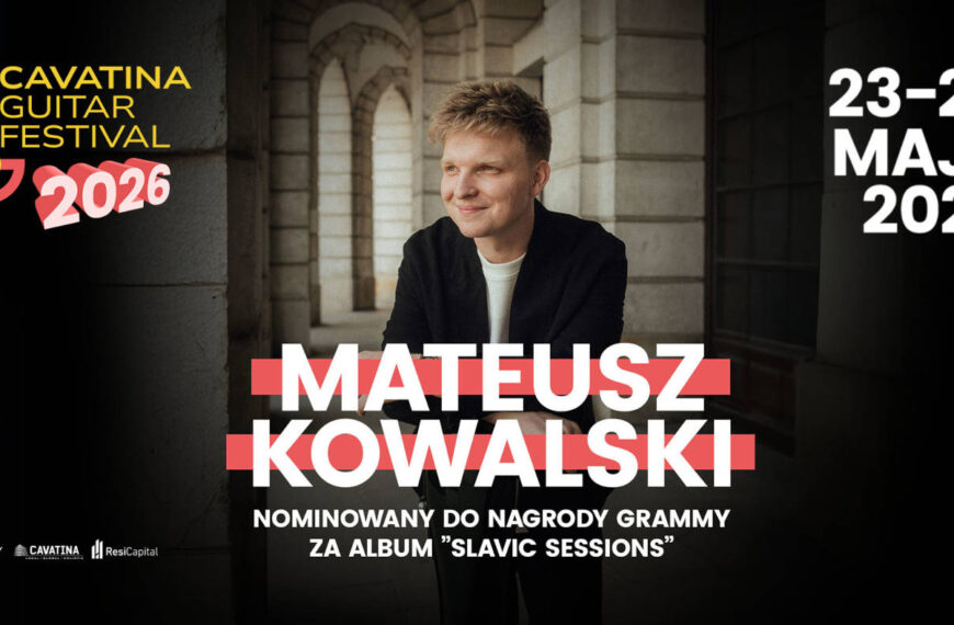 Cavatina Guitar Festival 2026 – Mateusz Kowalski na dachu Cavatina Hall