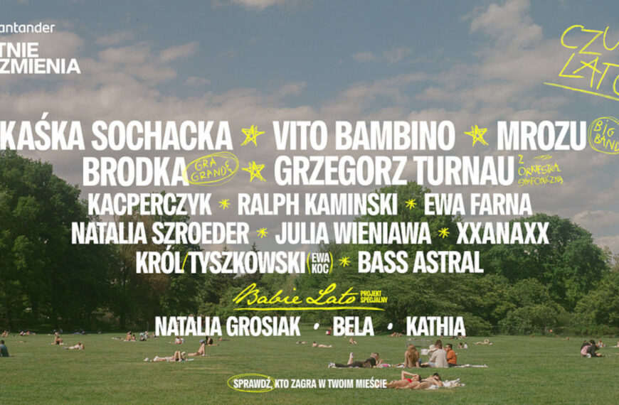 Santander Letnie Brzmienia 2026 – Mrozu, Kacperczyk, Natalia Szroeder dołączyli do trasy